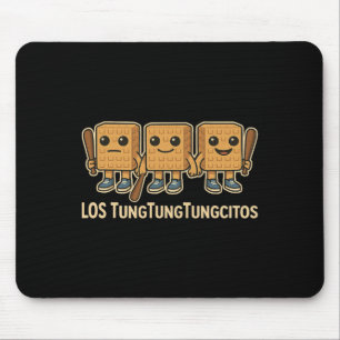 Los Tungtungtungcitos Italian Brainrot Tung Sahur  Mouse Mat