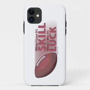 Lose Skill Win Luck Football iPhone 11 Case