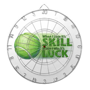 Lose Skill Win Luck Tennis Ball Dartboard