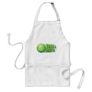 Lose Skill Win Luck Tennis Ball Standard Apron