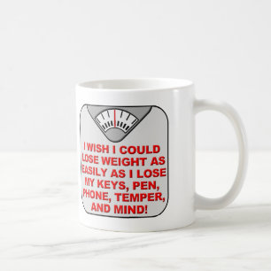 Lose Weight And My Mind Funny Mug or Travel Mug