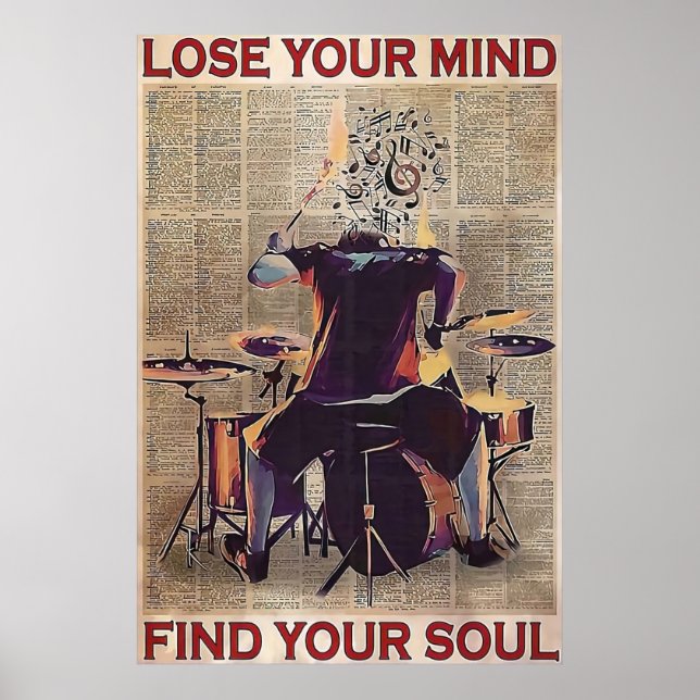 Lose your Mind Find your Soul Poster (Front)