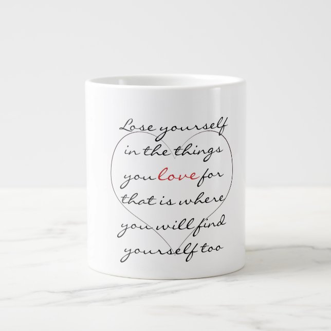 Lose youself  jumbo mug (Front)