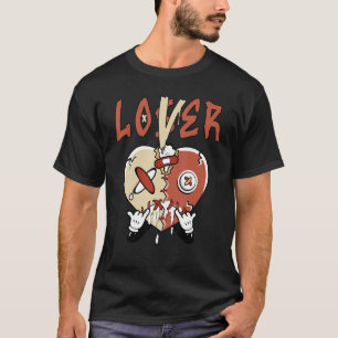 Loser Brown Orange Heart Dripping For Men Women T-Shirt