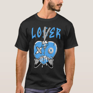 Loser Drip Heart Matching Blue Grey For Men Women T-Shirt
