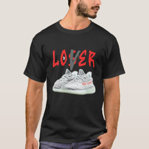 Loser  Drip Shoes Sneaker Match 350 V2 Blue Tint T-Shirt
