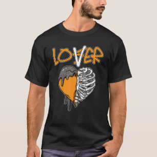 Loser  Dripping Heart Laser Orange 3s Matching T-Shirt