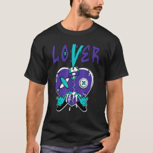 Loser  Heart Dripping Black Grape 1s Matching T-Shirt