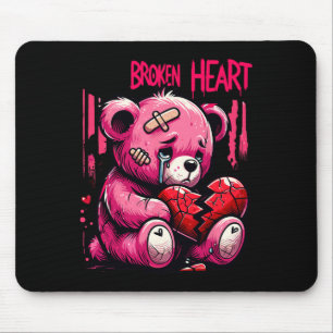 Loser Lover Drip Hurt Broken Heart Pain Bear Valen Mouse Mat