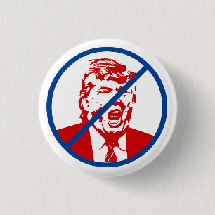Loser Trump Button: "NO TRUMP" 3 Cm Round Badge