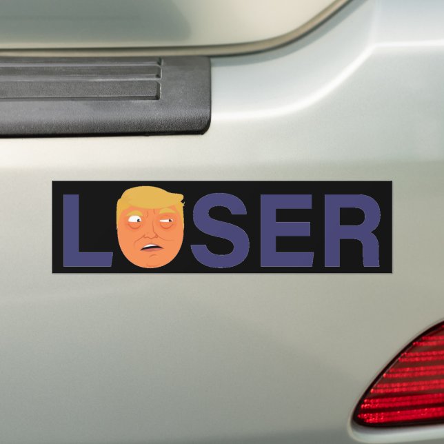 Loser Trump Lost Biden Harris 2020 victory Bumper Sticker (On Car)