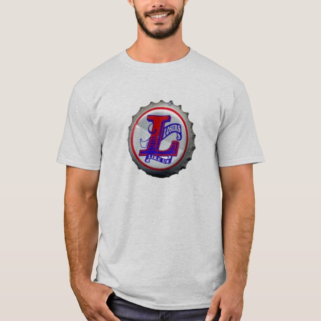 LOSERS BOTTLECAP LOGO new T-Shirt (Front)
