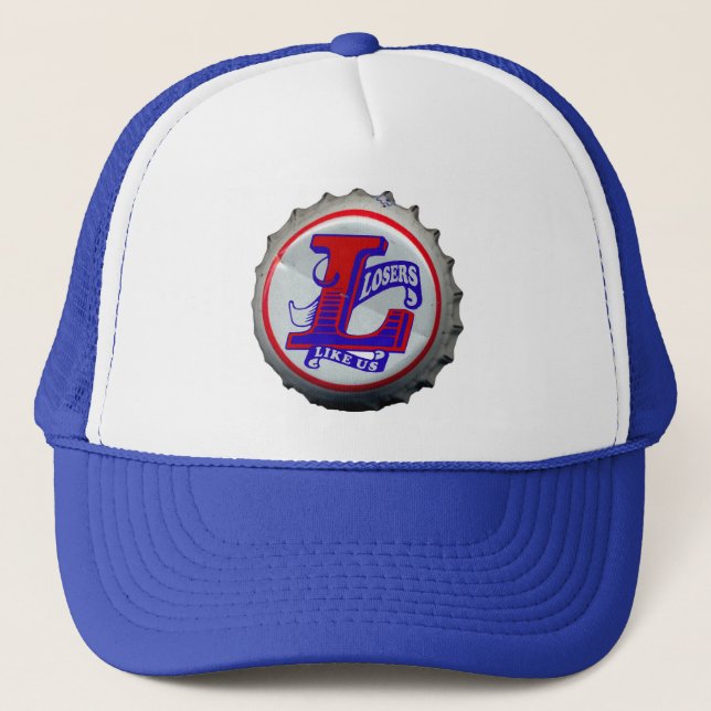 LOSERS BOTTLECAP LOGO new Trucker Hat (Front)