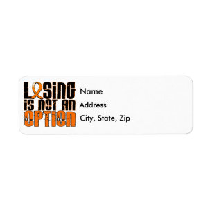 Losing Is Not An Option Kidney Cancer
