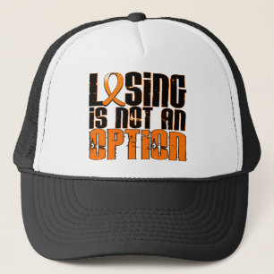Losing Is Not An Option Leukaemia Trucker Hat