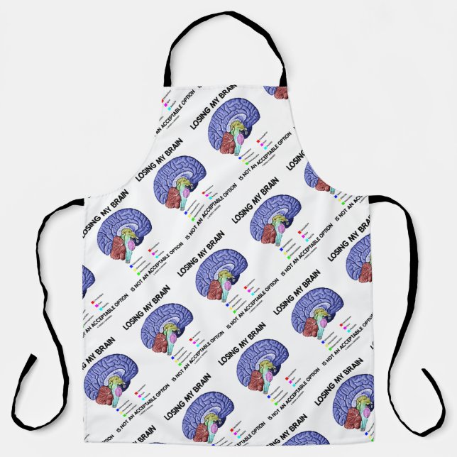 Losing My Brain Is Not An Acceptable Option Apron (Front)