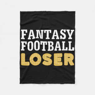 Losing Team Designs Fantasy Football Loser - Uni-a Fleece Blanket