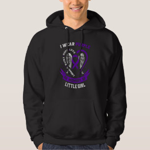 Loss Daughter Little Girl Epilepsy Awareness Paren Hoodie