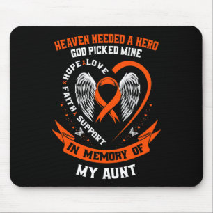 Loss In Memory of my Aunt Leukaemia Awareness Memo Mouse Mat