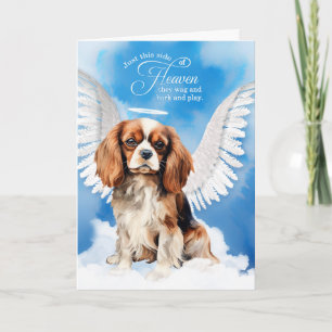 Loss of a Cavalier King Charles Dog Pet Sympathy Card