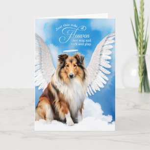 Loss of a Collie Dog Pet Sympathy Card