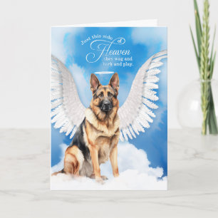 Loss of a German Shepherd Dog Pet Sympathy Card