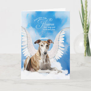 Loss of a Greyhound Dog Pet Sympathy Card