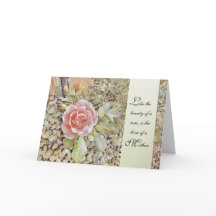 Loss of a Mother - Rose Sympathy Card