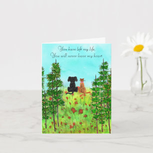 Loss of a Pet Sympathy Greeting Card