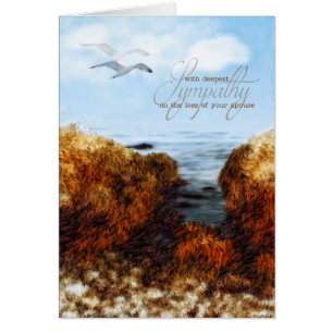 Loss of a Spouse Sympathy Coastal Flight