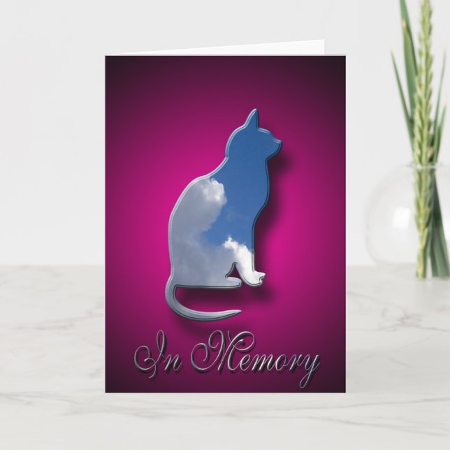 Loss Of Cat Sympathy Card (Front)