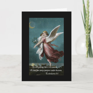 Loss of Child Sympathy Card with Angel