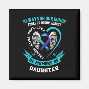 Loss Of Daughter Suicide Awareness Prevention Wing Magnet