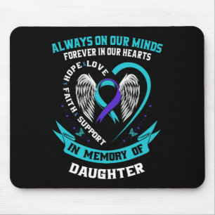 Loss Of Daughter Suicide Awareness Prevention Wing Mouse Mat