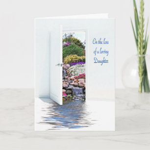 Loss of Daughter sympathy Card