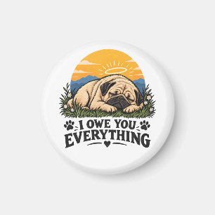 Loss of Dog Memorial Magnet