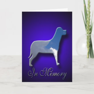 Loss Of Dog Sympathy Card
