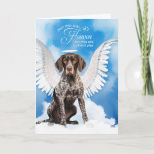Loss of German Shorthair Pointer Dog Pet Sympathy Card