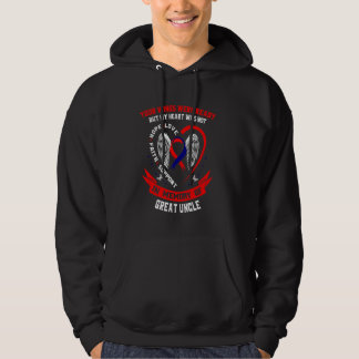 Loss of Great Uncle CHD Awareness Products Heart D Hoodie