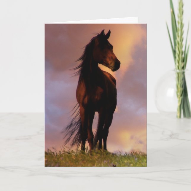 Loss of Horse Sympathy Card (Front)