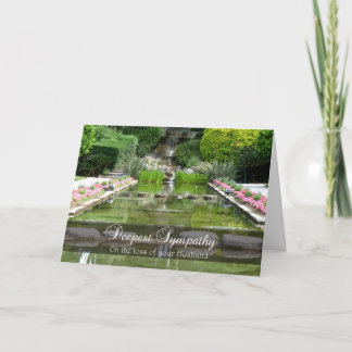 Loss of Husband - Condolences on your loss Card