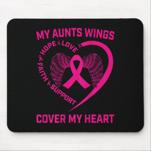 Loss Of Loved One Aunt Breast Cancer Awareness Ck  Mouse Mat