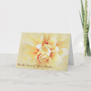 Loss Of Mother Fl Sympathy Card