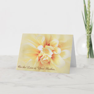 Loss of Mother Floral Sympathy Card