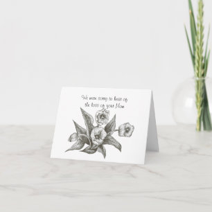 Loss of Mum Tulips Card