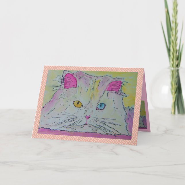 Loss of Pet - Original Art Greeting Card (Front)