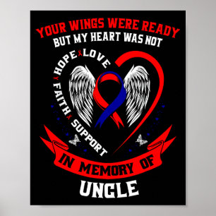 Loss Of Uncle Chd Awareness Month Heart Disease Gr Poster