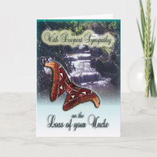 Loss of Uncle - With Deepest Sympathy Card