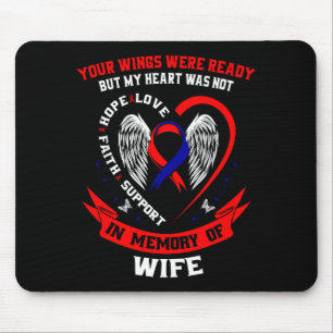 Loss Of Wife Chd Awareness Month Heart Disease Gra Mouse Mat