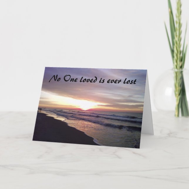 LOSS OF YOUR MOTHER CARD (Front)